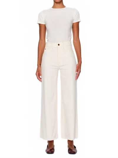 Dl1961 - Women's Hepburn Wide Leg Jeans In White