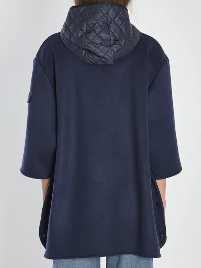 Moncler Hooded Wool Cape