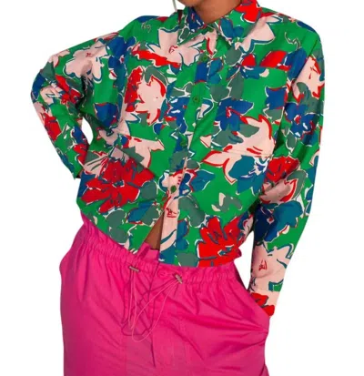 Lf Markey Lennox Button Up Shirt In Lyon Floral