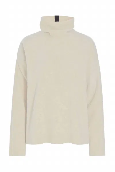 Henriette Steffensen High Neck Kit Blouse In Tan