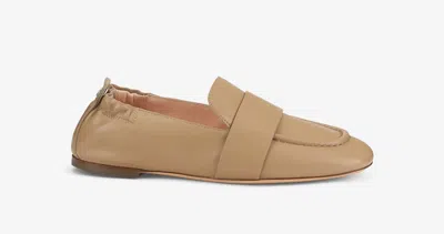Agl Attilio Giusti Leombruni Women Chistiana Leather Moccasin In Cocoa
