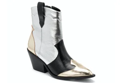 Corkys Footwear Women's One Chance Bootie In Mix Metallic