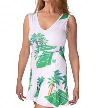 Love Love Tennis Limited Angelina Tennis Dress In Palms
