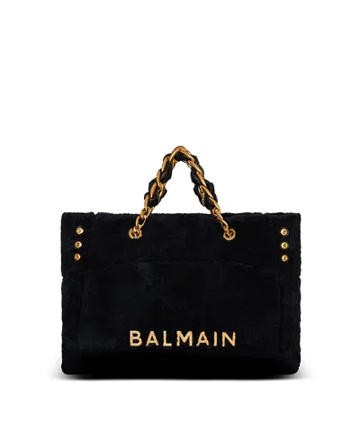 Balmain 1945 Soft Terry Tote Bag