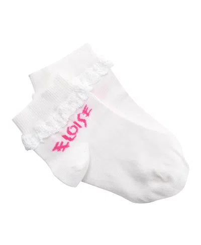 Rachel Riley Girls' Eloise Ankle Socks - Little Kid, Big Kid In White