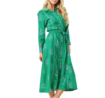 Printfresh Meredith Midi Dress In Bouquet Blossoms