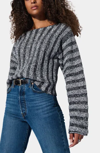 Nation Ltd Ronan Rib Cotton Blend Velour Sweater In Multi