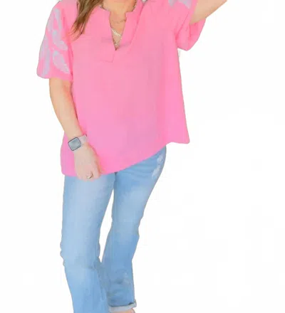 Umgee Alyssa Top In Pink