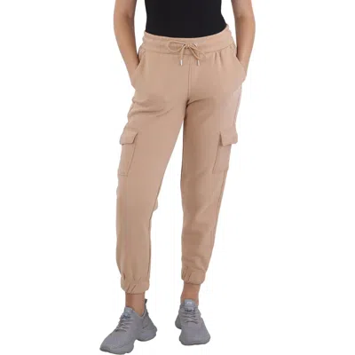 Dkny Sport Womens Stretch Manmade Jogger Pants In Neutral