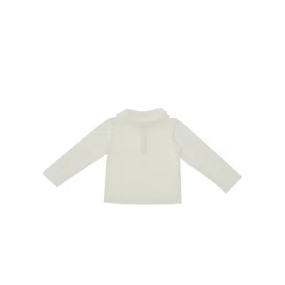 Mayoral Long-sleeved T-shirt With Collar Kids In Green