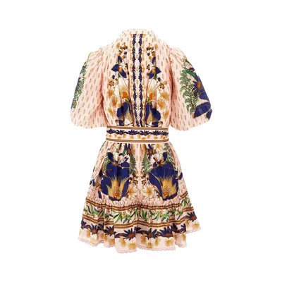 Farm Rio Floral Mini Dress With Belt