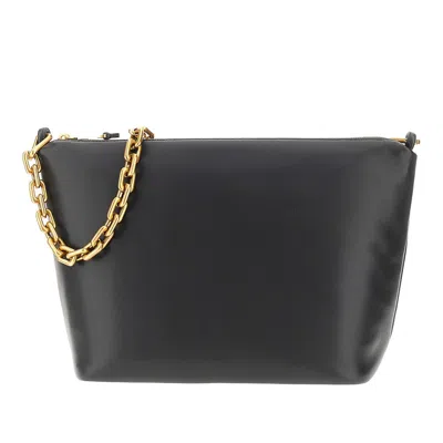 Emporio Armani Ppa Leather Medium Hobo Bag With Chain