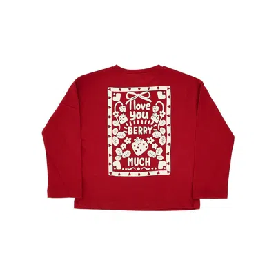 Mayoral Jersey Long-sleeved T-shirt With Print Kids In Red