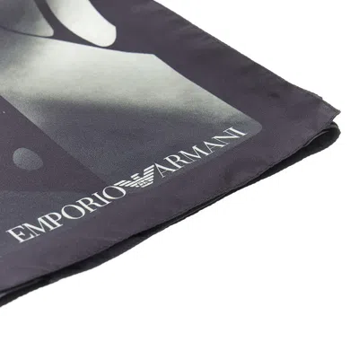 Emporio Armani Printed Silk Scarf