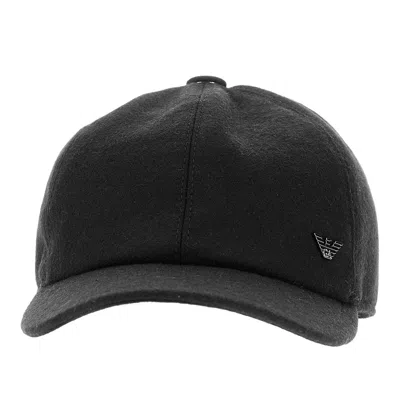 Emporio Armani Clotch And Knit Baseball Cap