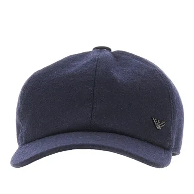 Emporio Armani Clotch And Knit Baseball Cap