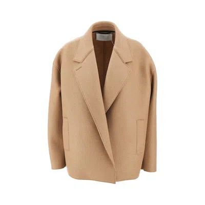 Harris Wharf London Pressed Wool Oversized Boxy Jacket