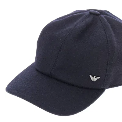 Emporio Armani Clotch And Knit Baseball Cap