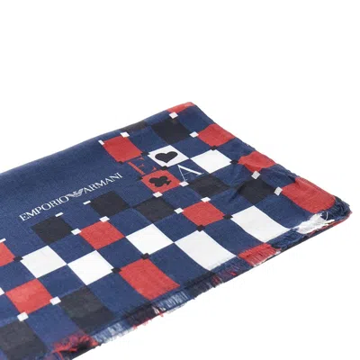 Emporio Armani Printed Viscose Scarf