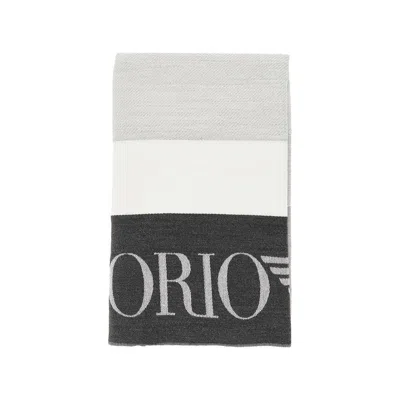 Emporio Armani Jacquard Wool-blend Scarf