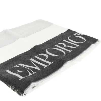 Emporio Armani Jacquard Wool-blend Scarf