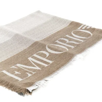 Emporio Armani Jacquard Wool-blend Scarf