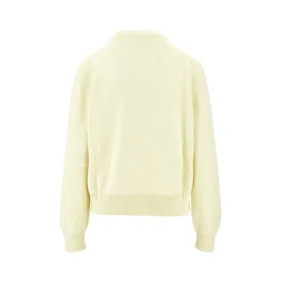 Jil Sander Cardigan With Velvet Floral Embroidery