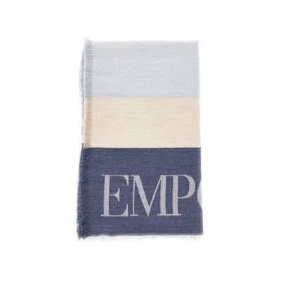 Emporio Armani Jacquard Wool-blend Scarf