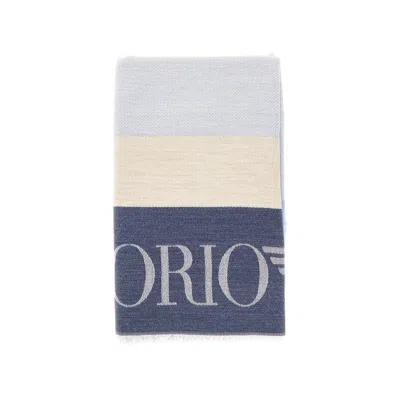 Emporio Armani Jacquard Wool-blend Scarf