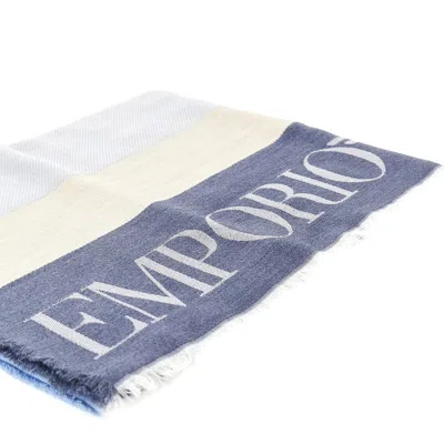 Emporio Armani Jacquard Wool-blend Scarf