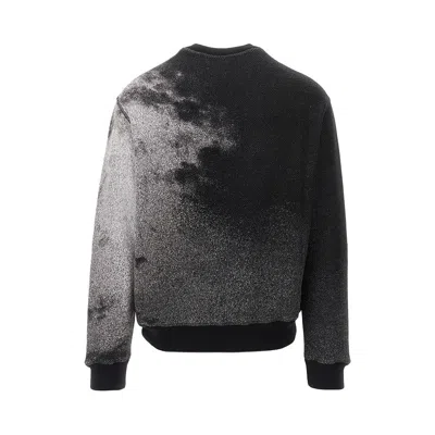 Palm Angels Palm Culture Print Crewneck Sweater In Black