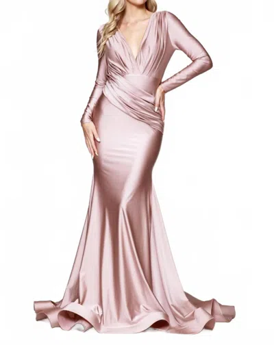 Cinderella Divine Roma Dress In Dusty Rose