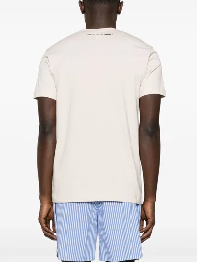 Comme Des Garçons Shirt Knit T-shirt In Neutral