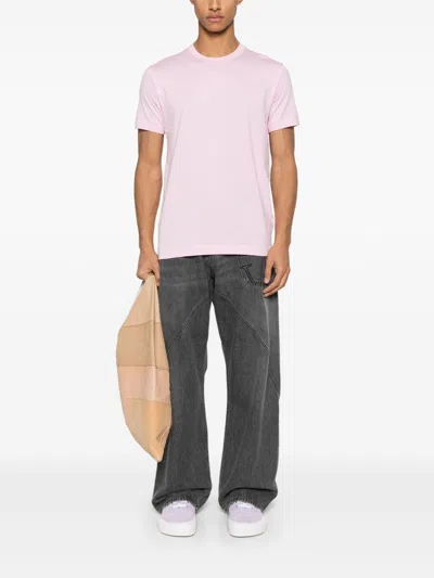 Comme Des Garçons Shirt Knit T-shirt In Pink