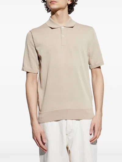 Comme Des Garçons Shirt Polo Knitted In Neutral