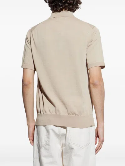 Comme Des Garçons Shirt Polo Knitted In Neutral