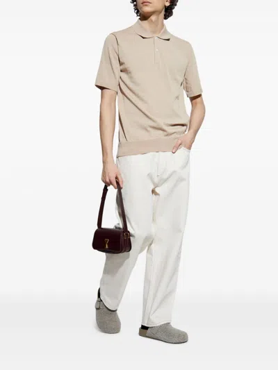 Comme Des Garçons Shirt Polo Knitted In Neutral