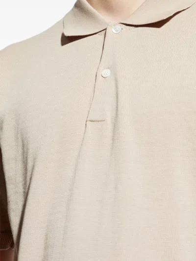 Comme Des Garçons Shirt Polo Knitted In Neutral