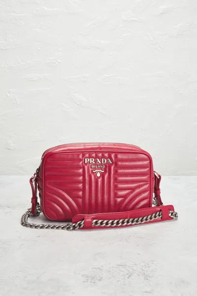 Pre-owned Prada Diagramme Camera Bag