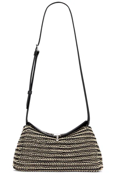 Totême T-lock Small Leather Clutch