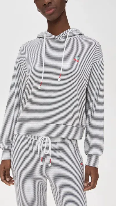 Pj Salvage Life Is Sweet Hoodie In Dark Carbon In Gray