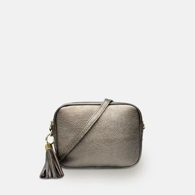 Apatchy London Bronze Leather Crossbody Bag