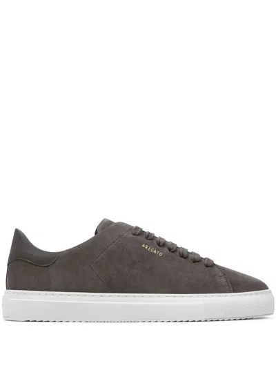 Axel Arigato Suede Low-top Sneakers Round Toe Rubber Sole In Brown