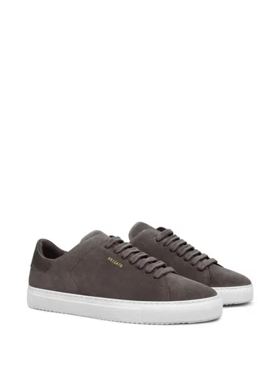 Axel Arigato Suede Low-top Sneakers Round Toe Rubber Sole In Brown