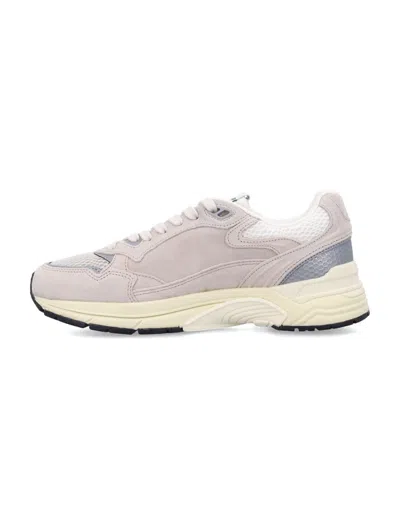 Autry Round Toe Mesh Panels Contrast Sole Sneakers In Neutral