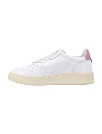 Autry White Leather Sneakers In White