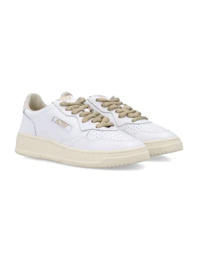 Autry White Low Top Sneakers In White