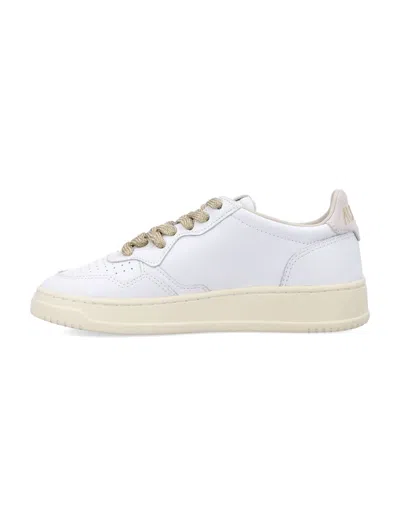 Autry White Low Top Sneakers In White