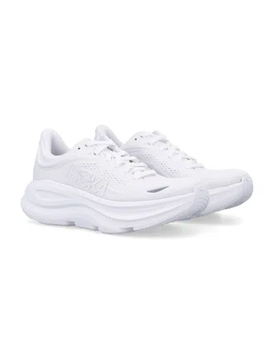 Hoka Bondi 9 Running Shoe In White