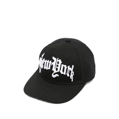 R13 New York-embroidered Cap In Black